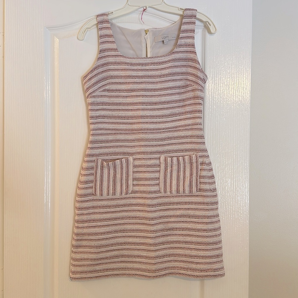 Loft sleeveless dress for women size 4P